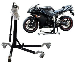 Motorbike Riser Stand - Lift Both Wheels off the Ground ONE Person Use