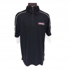 GB Racing - Mens Tech Polo Shirt BLACK
