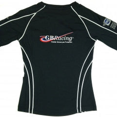 GB Racing Ladies Long Sleeve T Shirt - BLACK