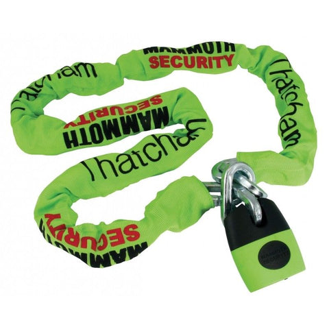 Mammoth Security Chain Thatcham Approved 12mm thick 1.8M Long BikeIT
