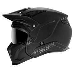 MT Helemets Streetfighter Twin - Plain Colour Motorcycle Helmet